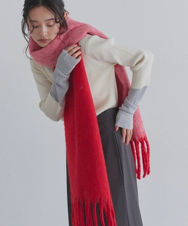 【ピエロ/Pierrot】のECLAM バイカラーメランジマフラー 人気、トレンドファッション・服の通販 founy(ファニー) 　ファッション　Fashion　レディースファッション　Fashion for Women　マフラー・スヌード / 冬小物の定番　Scarves & Mufflers　おすすめ　Recommended / Our Picks　ストール　Stole, Wrap　トレンド　Trend, Trending Now　プチプライス・低価格　Affordable / Budget Price　マフラー　Scarf, Muffler　メランジ　Melange, Mixed Yarn　A/W・秋冬　Autumn/Winter　防寒　Cold Protection, Winter-Ready　 other-1|ID: prp329100004852183 ipo3291000000035620593