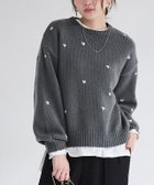 【ピエロ/Pierrot】のハート刺繍ニット 【shiho channelさん紹介アイテム】 人気、トレンドファッション・服の通販 founy(ファニー) ファッション Fashion レディースファッション Fashion for Women トップス・カットソー Cut & Sew Tops ニット Knit Tops & Sweaters シンプル Simple, Minimal プチプライス・低価格 Affordable / Budget Price エレガント 上品 Elegant thumbnail ハート刺繍ニット|ID: prp329100004852190 ipo3291000000035620641