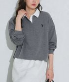 【ピエロ/Pierrot】の【U.S.POLO ASSN.】ライトスウェットポロカットソー 人気、トレンドファッション・服の通販 founy(ファニー) ファッション Fashion レディースファッション Fashion for Women トップス・カットソー Cut & Sew Tops レディースパーカー・カジュアルフーディー Casual Hoodies & Sweatshirts スウェット・クルーネックトップス Sweatshirts & Crewnecks / Relaxed Fit Sweat Tops カットソー・ベーシックTシャツ Cut-and-Sewn Tops / Stretch Tees & Basics スウェット / スエット Sweatshirt, Sweatwear トレンド Trend, Trending Now プチプライス・低価格 Affordable / Budget Price リラックス Relax, Relaxed Fit thumbnail 167cm / 杢チャコール / M|ID: prp329100004858298 ipo3291000000035896075