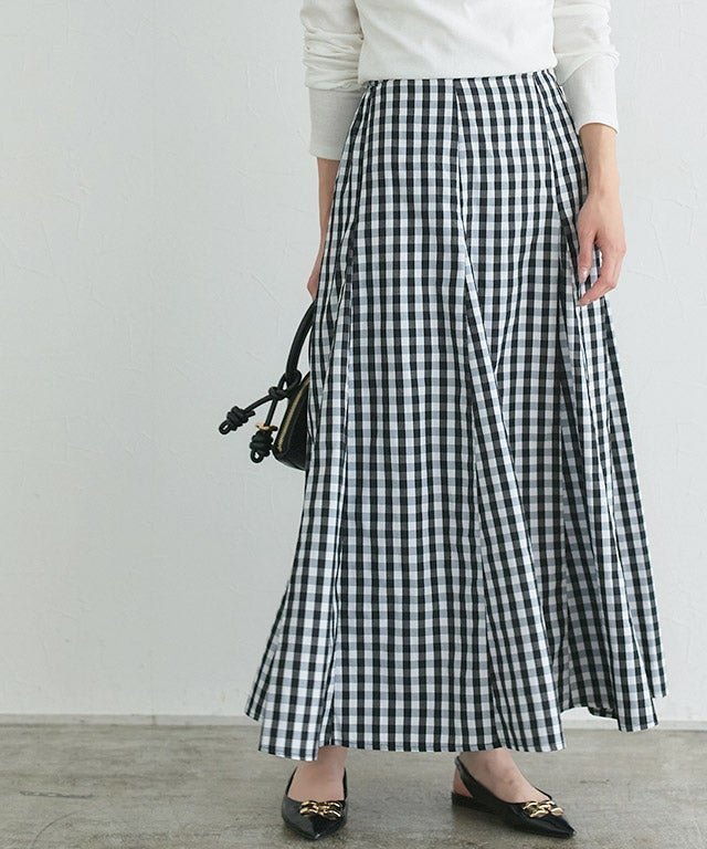 【ピエロ/Pierrot】のチェックフレアスカート 人気、トレンドファッション・服の通販 founy(ファニー) 　ファッション　Fashion　レディースファッション　Fashion for Women　スカート　Skirts　Aライン・フレアスカート　A-Line & Flared Skirts　ギンガム　Gingham, Gingham Fabric　クラシカル　Classical, Vintage-Inspired　シンプル　Simple, Minimal　チェック　Check, Plaid, Tartan　バランス　Balance, Style Balance　フレア　Flare, Flared　プチプライス・低価格　Affordable / Budget Price　 other-1|ID: prp329100004859286 ipo3291000000036039398