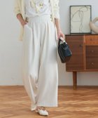 【ピエロ/Pierrot】のゴールドボタンワイドパンツ 167cm / アイボリー / M|ID: prp329100004859838 ipo3291000000036392589