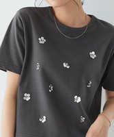 【ピエロ/Pierrot】のフラワービジュープルオーバー 人気、トレンドファッション・服の通販 founy(ファニー) ファッション Fashion レディースファッション Fashion for Women トップス・カットソー Cut & Sew Tops カジュアルプルオーバー・ニットトップス Pullovers & Knit Tops / Casual Pullovers 送料無料 Free Shipping カットソー Cut and Sewn Top トレンド Trend, Trending Now ビジュー Bijou, Jewel-like Accent フラワー Flower, Floral フロント Front, Front Design プチプライス・低価格 Affordable / Budget Price エレガント 上品 Elegant |ID:prp329100004869497