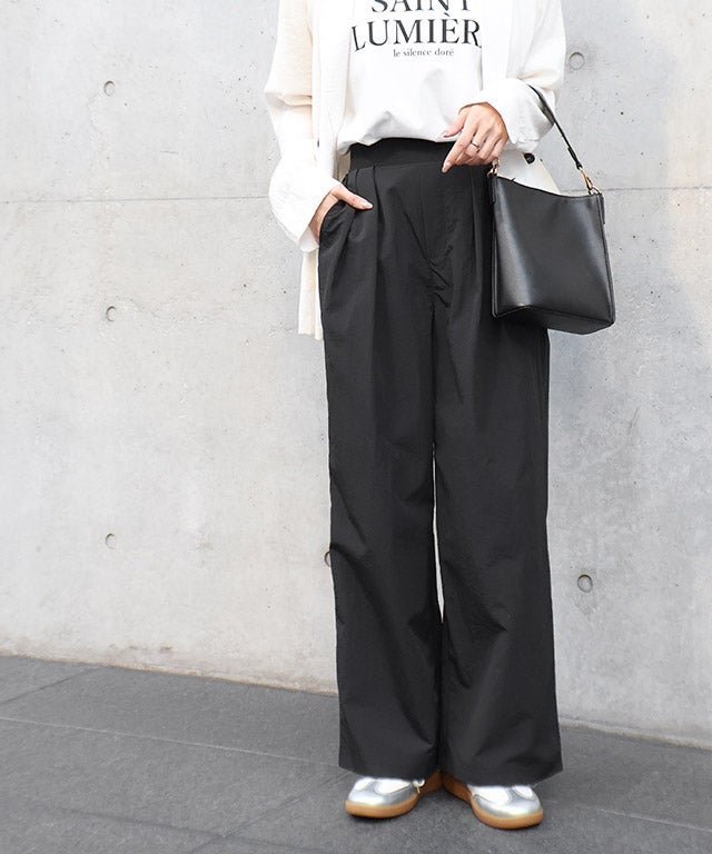 【ピエロ/Pierrot】の撥水×軽量タックパンツ 人気、トレンドファッション・服の通販 founy(ファニー) ファッション Fashion レディースファッション Fashion for Women パンツ Pants & Trousers フロント Front, Front Design プチプライス・低価格 Affordable / Budget Price 軽量 Lightweight, Ultra Light other-1|ID: prp329100004870511 ipo3291000000036300863