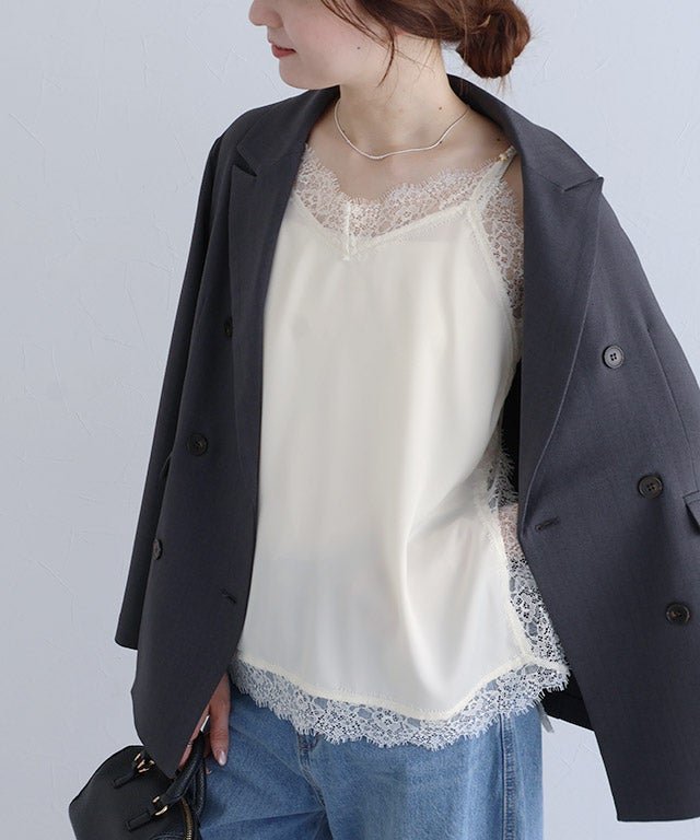 【ピエロ/Pierrot】のサテンレースキャミソール インテリア・キッズ・メンズ・レディースファッション・服の通販 founy(ファニー) ファッション Fashion レディースファッション Fashion for Women トップス・カットソー Cut & Sew Tops キャミソール&ノースリーブ Camisoles & Sleeveless Tops おすすめ Recommended / Our Picks インナー Innerwear カットソー Cut and Sewn Top サテン Satin, Glossy Fabric ジャケット Jacket, Outerwear スウェット / スエット Sweatshirt, Sweatwear タンク Tank Top, Sleeveless Top フェミニン Feminine, Girly プチプライス・低価格 Affordable / Budget Price ベーシック Basic, Essential レース Lace, Lace Fabric 夏 Summer サテンレースキャミソール|ID: prp329100004870513 ipo3291000000036300877