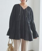 【ピエロ/Pierrot】のRASW コットンボイルティアードチュニックブラウス 人気、トレンドファッション・服の通販 founy(ファニー) ファッション Fashion レディースファッション Fashion for Women トップス・カットソー Cut & Sew Tops シャツ・ブラウス・オフィスカジュアル Elegant Blouses & Button-Ups 送料無料 Free Shipping スリーブ Sleeve, Long Sleeve / Short Sleeve ティアード Tiered, Tiered Style プチプライス・低価格 Affordable / Budget Price thumbnail 166cm / ブラック / M|ID: prp329100004871560 ipo3291000000036318041