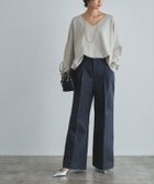 【ピエロ/Pierrot】のRASW 【コーデセット】オーバーニット×エステルチノパン 人気、トレンドファッション・服の通販 founy(ファニー) ファッション Fashion レディースファッション Fashion for Women トップス・カットソー Cut & Sew Tops ニット Knit Tops & Sweaters 送料無料 Free Shipping ストレート Straight, Straight Cut センター Center, Center Line ダブル Double, Double-Breasted プチプライス・低価格 Affordable / Budget Price ルーズ Loose, Oversized ワイド Wide, Wide Fit エレガント 上品 Elegant thumbnail 166cm / ライトグレージュ×ダークネイビー / M|ID: prp329100004880758 ipo3291000000036428589