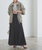 【ピエロ/Pierrot】のRASW 【コーデセット】ブルゾン×プリーツスカートset 166cm / ライトカーキ×ブラック / M|ID: prp329100004886625 ipo3291000000036484662