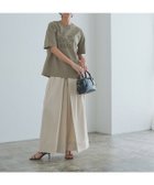 【ピエロ/Pierrot】のRASW 【コーデセット】ロゴT×プリーツパンツset 人気、トレンドファッション・服の通販 founy(ファニー) ファッション Fashion レディースファッション Fashion for Women セットアップ Matching Sets レディーストップス・ブラウス Tops & Blouses / Assorted Women's Tops レディースパンツ・ボトムス Pants & Trousers / Bottoms 送料無料 Free Shipping シンプル Simple, Minimal プチプライス・低価格 Affordable / Budget Price プリーツ Pleats, Pleated ワイド Wide, Wide Fit ヴィンテージ Vintage Style thumbnail 166cm / カーキ×エクリュ / M|ID: prp329100004886629 ipo3291000000036484689
