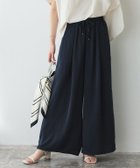 【ピエロ/Pierrot】の接触冷感イージーワイドパンツ 人気、トレンドファッション・服の通販 founy(ファニー) ファッション Fashion レディースファッション Fashion for Women パンツ Pants & Trousers 送料無料 Free Shipping おすすめ Recommended / Our Picks サマー Summer, Summer Style プチプライス・低価格 Affordable / Budget Price リボン Ribbon, Bow ワイド Wide, Wide Fit 吸水 Absorbent, Quick-Dry 夏 Summer 旅行 Travel thumbnail 167cm / ネイビー / M|ID: prp329100004887896 ipo3291000000036500633