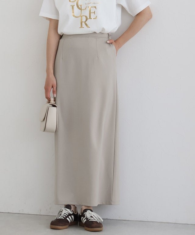 【ピエロ/Pierrot】のストレスフリーな着心地ストレッチIラインスカート インテリア・キッズ・メンズ・レディースファッション・服の通販 founy(ファニー) ファッション Fashion レディースファッション Fashion for Women スカート Skirts 送料無料 Free Shipping カットソー Cut and Sewn Top ストレッチ Stretch, Stretchy Fabric プチプライス・低価格 Affordable / Budget Price 163cm / グレージュ / M|ID: prp329100004888961 ipo3291000000036518480