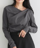 【ピエロ/Pierrot】のドレープデザインテレコリブカットソー 人気、トレンドファッション・服の通販 founy(ファニー) ファッション Fashion レディースファッション Fashion for Women トップス・カットソー Cut & Sew Tops カットソー・ベーシックTシャツ Cut-and-Sewn Tops / Stretch Tees & Basics シンプル Simple, Minimal フィット Fit, Slim Fit プチプライス・低価格 Affordable / Budget Price エレガント 上品 Elegant thumbnail ドレープデザインテレコリブカットソー|ID: prp329100004890432 ipo3291000000036546310