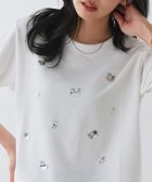 【ピエロ/Pierrot】のフラワービジュープルオーバー 162cm / オフホワイト / M|ID: prp329100004904331 ipo3291000000036710780