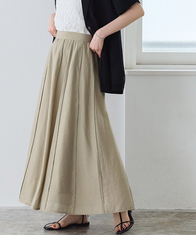 【ピエロ/Pierrot】のシアープリーツスカート インテリア・キッズ・メンズ・レディースファッション・服の通販 founy(ファニー) 　ファッション　Fashion　レディースファッション　Fashion for Women　スカート　Skirts　プリーツスカート / 上品フェミニンスタイル　Pleated Skirts　送料無料　Free Shipping　シアー　Sheer, See-Through　フレア　Flare, Flared　プチプライス・低価格　Affordable / Budget Price　プリーツ　Pleats, Pleated　エレガント 上品　Elegant　切替　Switching, Contrast Panel　167cm / グレージュ / M|ID: prp329100004909442 ipo3291000000036776447