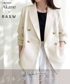 【ピエロ/Pierrot】のRASW ウォッシャブルリネンタッチジャケット [RASW]ウォッシャブルリネンタッチジャケット|ID: prp329100004913228 ipo3291000000037057639