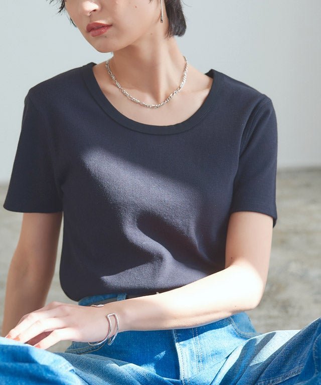 【ピエロ/Pierrot】のRASW テレコリブTシャツ インテリア・キッズ・メンズ・レディースファッション・服の通販 founy(ファウニー) https://founy.com/ ファッション Fashion レディースファッション Fashion for Women トップス・カットソー Cut & Sew Tops シャツ・ブラウス・オフィスカジュアル Elegant Blouses & Button-Ups ロングTシャツ・Tシャツ Longline T-Shirts & Tees 送料無料 Free Shipping インナー Innerwear テレコ Ribbed, Rib Stitch デコルテ Décolleté, Neckline バランス Balance, Style Balance フィット Fit, Slim Fit プチプライス・低価格 Affordable / Budget Price |ID: prp329100004913232 ipo3291000000037288889