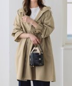 【ピエロ/Pierrot】のドロストギャザーレインコート 163cm / ベージュ / M|ID: prp329100004913239 ipo3291000000036820600