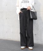 【ピエロ/Pierrot】の【低身長サイズあり】撥水×軽量タックパンツ 163cm / ブラック / M|ID: prp329100004913280 ipo3291000000037288726
