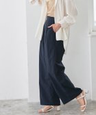 【ピエロ/Pierrot】の【低身長サイズあり】撥水×軽量タックパンツ 162cm / ネイビー / M|ID: prp329100004913280 ipo3291000000037288727