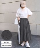 【ピエロ/Pierrot】の撥水ドッキングティアードワンピース 撥水ドッキングティアードワンピース|ID:prp329100004913281