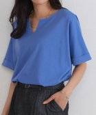 【ピエロ/Pierrot】の綿100%選べるドルマンTシャツ 162cm / ブルー / キーネック / M|ID: prp329100004913297 ipo3291000000036820895