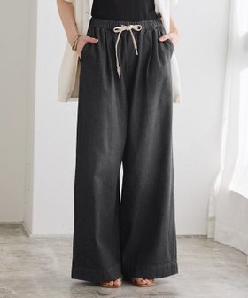 【ピエロ/Pierrot】のライトデニムイージーパンツ 人気、トレンドファッション・服の通販 founy(ファニー) ファッション Fashion レディースファッション Fashion for Women パンツ Pants & Trousers デニム Denim, Jeans Material フィット Fit, Slim Fit プチプライス・低価格 Affordable / Budget Price ワイド Wide, Wide Fit 夏 Summer |ID:prp329100004913305