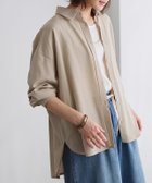 【ピエロ/Pierrot】のリネンタッチオーバーサイズシャツ リネンタッチオーバーサイズシャツ|ID: prp329100004913308 ipo3291000000036820962