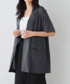 【ピエロ/Pierrot】の接触冷感シアーオーバージャケット ライトアウター レディース 162cm / チャコール / M|ID: prp329100004913315 ipo3291000000037323639