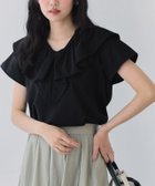 【ピエロ/Pierrot】のイージーケアフリルデザインカットソー 人気、トレンドファッション・服の通販 founy(ファニー) ファッション Fashion レディースファッション Fashion for Women トップス・カットソー Cut & Sew Tops カットソー・ベーシックTシャツ Cut-and-Sewn Tops / Stretch Tees & Basics 送料無料 Free Shipping カットソー Cut and Sewn Top シンプル Simple, Minimal フリル Frill, Ruffle プチプライス・低価格 Affordable / Budget Price エレガント 上品 Elegant thumbnail 162cm / ブラック / M|ID: prp329100004919103 ipo3291000000036901693