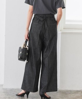 【ピエロ/Pierrot】 ベルト付きシャンブレーワイドパンツ人気、トレンドファッション・服の通販 founy(ファニー) ファッション Fashion レディースファッション Fashion for Women パンツ Pants & Trousers ベルト&ウエストマーク Belts & Waist Accessories シャンブレー Chambray, Denim-Like Fabric センター Center, Center Line プチプライス・低価格 Affordable / Budget Price ワイド Wide, Wide Fit |ID:prp329100004926212