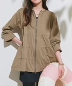 【ピエロ/Pierrot】の【ラッシュガード】2wayティアードチュニック 人気、トレンドファッション・服の通販 founy(ファニー) ファッション Fashion レディースファッション Fashion for Women トップス・カットソー Cut & Sew Tops 送料無料 Free Shipping ウォッシャブル Machine Washable スリーブ Sleeve, Long Sleeve / Short Sleeve フェミニン Feminine, Girly プチプライス・低価格 Affordable / Budget Price 羽織 Haori, Light Jacket thumbnail 164cm / モカベージュ / M|ID: prp329100004926231 ipo3291000000036964520