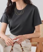 【ピエロ/Pierrot】の機能付きシンプルニット 162cm / チャコール / M|ID:prp329100004926237