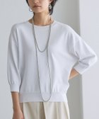 【ピエロ/Pierrot】のRASW 多機能ルーズハーフニット 人気、トレンドファッション・服の通販 founy(ファニー) ファッション Fashion レディースファッション Fashion for Women トップス・カットソー Cut & Sew Tops ニット Knit Tops & Sweaters 送料無料 Free Shipping ウォッシャブル Machine Washable プチプライス・低価格 Affordable / Budget Price エレガント 上品 Elegant 定番 Standard, Basic Item thumbnail 166cm / ホワイト / M|ID: prp329100004926249 ipo3291000000036964578