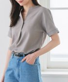 【ピエロ/Pierrot】の接触冷感リネンライクスキッパーブラウス 人気、トレンドファッション・服の通販 founy(ファニー) ファッション Fashion レディースファッション Fashion for Women トップス・カットソー Cut & Sew Tops シャツ・ブラウス・オフィスカジュアル Elegant Blouses & Button-Ups スキッパー Skipper, Open Collar セットアップ Set-Up, Coordinated Outfit プチプライス・低価格 Affordable / Budget Price リネン Linen, Linen Fabric エレガント 上品 Elegant 夏 Summer thumbnail 167cm / 杢グレージュ / M|ID: prp329100004931818 ipo3291000000037016322