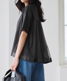 【ピエロ/Pierrot】のバックフレアチュールドッキングTシャツ バックフレアチュールドッキングTシャツ|ID:prp329100004931826