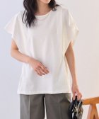 【ピエロ/Pierrot】の汗ジミ防止タックドルマンTシャツ 162cm / オフホワイト / M|ID: prp329100004931869 ipo3291000000037236877