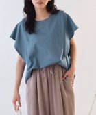 【ピエロ/Pierrot】の汗ジミ防止タックドルマンTシャツ 162cm / スモークブルー / M|ID: prp329100004931869 ipo3291000000037236878