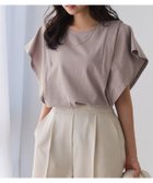 【ピエロ/Pierrot】の汗ジミ防止タックドルマンTシャツ 162cm / アッシュラベンダー / M|ID: prp329100004931869 ipo3291000000037236879