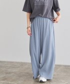【ピエロ/Pierrot】の【低身長・高身長サイズあり】セルフカットプリーツ イージーワイドパンツ レディース 163cm / スモークブルー / M|ID: prp329100004932781 ipo3291000000037388258
