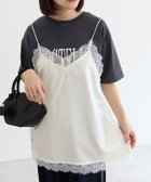 【ピエロ/Pierrot】のサテンレースキャミソール 人気、トレンドファッション・服の通販 founy(ファニー) ファッション Fashion レディースファッション Fashion for Women トップス・カットソー Cut & Sew Tops キャミソール&ノースリーブ Camisoles & Sleeveless Tops おすすめ Recommended / Our Picks インナー Innerwear カットソー Cut and Sewn Top サテン Satin, Glossy Fabric ジャケット Jacket, Outerwear スウェット / スエット Sweatshirt, Sweatwear タンク Tank Top, Sleeveless Top フェミニン Feminine, Girly プチプライス・低価格 Affordable / Budget Price ベーシック Basic, Essential レース Lace, Lace Fabric 夏 Summer thumbnail 150cm / アイボリー / M|ID: prp329100004932788 ipo3291000000037024679