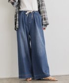 【ピエロ/Pierrot】のライトデニムイージーパンツ 163cm / ブルー / M|ID: prp329100004935882 ipo3291000000037040267