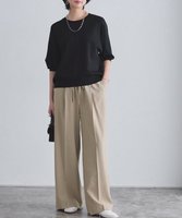 【ピエロ/Pierrot】のRASW 【コーデセット】ルーズニット×ラインパンツset 大人の最旬トレンドファッション＆コーディネート founy(ファウニー) ファッション Fashion レディースファッション Fashion for Women セットアップ Matching Sets レディーストップス・ブラウス Tops & Blouses / Assorted Women's Tops レディースパンツ・ボトムス Pants & Trousers / Bottoms 送料無料 Free Shipping ウォッシャブル Machine Washable シンプル Simple, Minimal ドレープ Drape, Draping Fabric プチプライス・低価格 Affordable / Budget Price 定番 Standard, Basic Item |ID:prp329100004935888