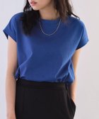 【ピエロ/Pierrot】の汗ジミ防止フレンチスリーブTシャツ 人気、トレンドファッション・服の通販 founy(ファニー) ファッション Fashion レディースファッション Fashion for Women トップス・カットソー Cut & Sew Tops シャツ・ブラウス・オフィスカジュアル Elegant Blouses & Button-Ups ロングTシャツ・Tシャツ Longline T-Shirts & Tees 送料無料 Free Shipping スリーブ Sleeve, Long Sleeve / Short Sleeve フレンチ French, French Style プチプライス・低価格 Affordable / Budget Price 吸水 Absorbent, Quick-Dry thumbnail 162cm / ロイヤルブルー / M|ID: prp329100004938411 ipo3291000000037057663