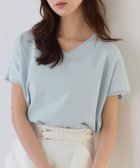 【ピエロ/Pierrot】の【接触冷感/UV/ウォッシャブル】選べるフレンチドルマンニット 163cm / ライトブルー / Vネック / M|ID: prp329100004943142 ipo3291000000037288988