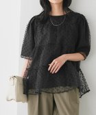 【ピエロ/Pierrot】のドットティアードブラウス 人気、トレンドファッション・服の通販 founy(ファニー) ファッション Fashion レディースファッション Fashion for Women トップス・カットソー Cut & Sew Tops シャツ・ブラウス・オフィスカジュアル Elegant Blouses & Button-Ups スリーブ Sleeve, Long Sleeve / Short Sleeve フェミニン Feminine, Girly プチプライス・低価格 Affordable / Budget Price リボン Ribbon, Bow thumbnail 162cm / ブラック / M|ID: prp329100004943143 ipo3291000000037103884