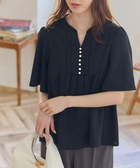 【ピエロ/Pierrot】 【接触冷感/UV/ウォッシャブル】フレアスリーブブザムTブラウス人気、トレンドファッション・服の通販 founy(ファニー) ファッション Fashion レディースファッション Fashion for Women トップス・カットソー Cut & Sew Tops シャツ・ブラウス・オフィスカジュアル Elegant Blouses & Button-Ups 送料無料 Free Shipping ウォッシャブル Machine Washable カットソー Cut and Sewn Top ジョーゼット Georgette, Semi-Sheer Fabric フレア Flare, Flared プチプライス・低価格 Affordable / Budget Price |ID:prp329100004943145