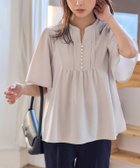 【ピエロ/Pierrot】の【接触冷感/UV/ウォッシャブル】フレアスリーブブザムTブラウス 人気、トレンドファッション・服の通販 founy(ファニー) ファッション Fashion レディースファッション Fashion for Women トップス・カットソー Cut & Sew Tops シャツ・ブラウス・オフィスカジュアル Elegant Blouses & Button-Ups 送料無料 Free Shipping ウォッシャブル Machine Washable カットソー Cut and Sewn Top ジョーゼット Georgette, Semi-Sheer Fabric フレア Flare, Flared プチプライス・低価格 Affordable / Budget Price thumbnail 163cm / グレー / M|ID: prp329100004943145 ipo3291000000037103894