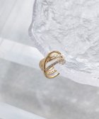 【ピエロ/Pierrot】のメタルビジューイヤーカフ[Pierrot] メタルビジューイヤーカフ|ID:prp329100004960273