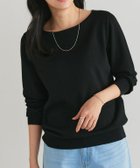 【ピエロ/Pierrot】の【接触冷感/UV/ウォッシャブル】ネックが選べるニット 162cm / ブラック / ボートネック / M|ID: prp329100004971413 ipo3291000000037281008