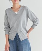 【ピエロ/Pierrot】の【接触冷感/UV/ウォッシャブル】Vネックカーディガン 162cm / 杢グレー / M|ID: prp329100004971418 ipo3291000000037281041