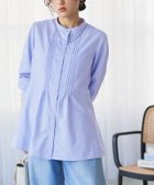 【ピエロ/Pierrot】の【D会場】ピンタックフレアブラウス 160cm / ブルー / M|ID: prp329100004971449 ipo3291000000037281177
